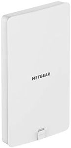 NETGEAR Repeteur Wifi Exterieur (WAX610Y) Point d'accès WiFi 6 Bi-Band AX1800, Jusqu'à 250 appareils, Ethernet 2.5G, IP55 Résistant aux Intempéries, Gestion à distance Insight, Alimenté en PoE+