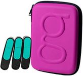 Glucology™ Diabetes Pink Travel Case (Pink) and 3x Pocket Sharps Needle Disposals Container | Organiser for Blood Sugar test strips, Medication, Glucose Meter, Pills, Tablets, Pens, Insulin Syringes, Needles, Lancets