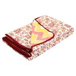 Cloth Fusion Cotton Reversible Dohar Single Bed Size All Season Blanket (Jaipuri Abstract, Pack of 1)