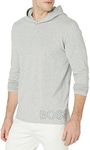 BOSS Hugo Men's Identity Long Sleeve Lounge T-Shirt, Grey, XX-Large