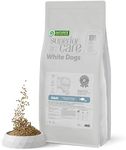 Nature's Protection Superior Care White Dogs Grain-Free Dry Dog Food - High Protein, Tear Stain Dog Food for Small & Mini Breeds Light Coated Adult Dogs, Fresh Pet Meal, White Fish, 22 lb