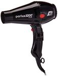 Parlux 3200 Plus Hair Dryer in Black. Lightweight Compact 1900W Dryer with Ultra High Tech Ionic Technology. Salon Favourite with 2 Speed Settings & 3 Heat Controls Plus Cool Shot Button.