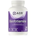 AOR - Benfotiamine 80mg, 120 Capsules - Vitamin B1 Thiamine for Nerve Support Formula, Metabolism Support and Healthy Aging - Vitamin B1 Benfotiamine Supplement - Nerve Support Supplement