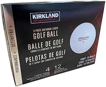 Kirkland 3-Piece Urethane Covered Golf Balls V3.0#1654518 Performance Plus (Dozen)