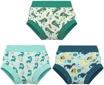ALVABABY 3 Pack Reusable Baby Boys Swim Diapers UPF 50+ Washable Toddler Beach Diapers