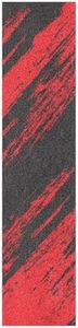 ElliTarr Skateboard Grip Tape Sheet 44 x 10 Inch Longboard Grip Tape Griptape Skateboard Scooter Sandpaper Griptape Red and Black