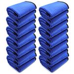 HTTMT- 72x80 12PCs Extra Thick Furniture Moving Packing Blanket For Shipping Furniture Pads [P/N :ET-HOME004A X1BOX-BLUE]