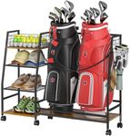 Golf Bag Storage Rack for Garage wi