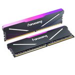 fanxiang RGB DDR4 RAM 32GB (2x16GB) 3600MHz CL18 V1.35, Overclocking Desktop Gaming Memory, Intel XMP 2.0 & AMD Expo Compatible - Black