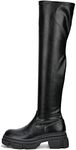 Cape Robbin Knee High Boots Over The Knee Boots For Women - Thigh High Boots For Women - Boots For Women Knee High (Campi)