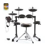 Alesis Debut Kit - Kids Electric Drum Kit with 4 Quiet Mesh Pads, 120 Sounds, Drum Sticks, Stool, Headphones, and Lessons for Beginners