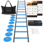 Football Training Equipment for Kids, Agility Ladder & Football Cones for Football Training, Football Training Cones Training Set, Goalkeeper Training Equipment & Football Coaching Equipment for Rugby