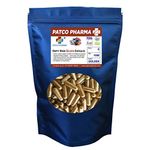 Patco Pharmaceuticals - Size 0 Golden Empty Gelatin Pill Capsule - Free/Halal Certified | DIY Powder Filling (Pack of 1000)