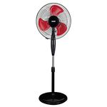 Usha Colossus Rust Free Aluminium Blade 400mm Pedestal Fan (Red)