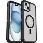 OtterBox Defender XT Case for iPhone 15 Plus/iPhone 14 Plus with MagSafe, Shockproof, Drop proof, Ultra-Rugged, Protective Case, 5x Tested to Military Standard, Clear/Black