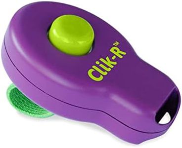 PetSafe Clik-R Training Tool,Training Clicker for Dogs,Reinforces Positive Behaviour,Comfortable Grip,Training Guide Included,Purple