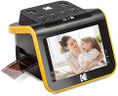 KODAK Slide N Scan avec Grand écran LCD 5 Pouces, convertit Les négatifs et Diapositives Couleur et Noir et Blanc 35 mm, 126, 110 en Haute résolution JPEG 22 MP