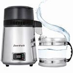 Zenvolt® 4L Water Distiller Stainless Steel -Adjustable Temperature- UK Stock