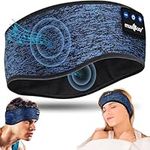 MUSICOZY Sleep Headphones Headband Bluetooth Soft Headphones for Sleeping & Sport with Thin Speakers,Wireless Music Earphones Tech Gifts for Men Women Teens Yoga Workout Fitness Relax Travel