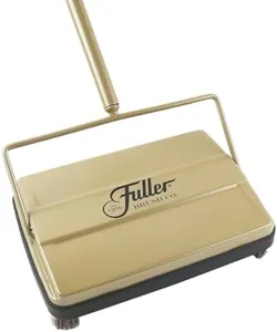 Fuller Brush 17031 Electrostatic Carpet & Floor Sweeper - 9" Cleaning Path - Lightweight - Ideal for Crumby Messes - Works On Carpets & Hard Floor Surfaces - Rich Gold