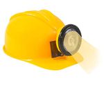 Costume Miner Hat - Construction Hat - Dress Up for Kids - Adjustable Miner Hat with Light by Funny Party Hats