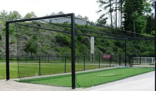 LFS Sport Netting #42 HDPE Batting Cage Net - 12' x 12' x 70'