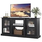 WLIVE Retro TV Stand for 65 inch TV