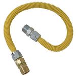 BrassCraft CSSC44R-24 P Safety Plus Gas Appliance 5/8" OD Connector with 1/2" MIP EFV x 1/2" MIP x 24"