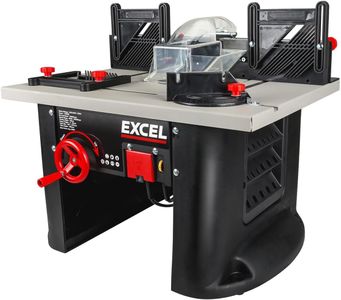 EXCEL 1500W Router Table – Variable Speed, Safety Switch, 1/2" & 1/4" Collets