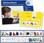 Day Planner Wall Chart/Daily Organiser – Visual Cards Day Planner Symbol Board compatible with PECS Symbols and Boardmaker PCS Software (for ADHD, ASD, Autism, Kids, Children, Toddlers) (English)