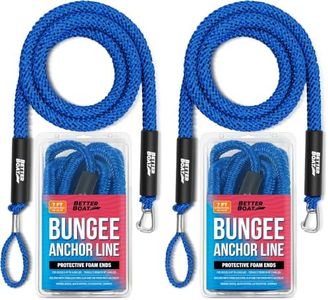 Bungee Anchor Rope, Elastic Snubber Anchor Line, 7 ft to 14 ft Stretch