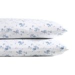 Laura Ashley Home - Sateen Collection - 2pc Pillowcase Set - 100% Cotton, Silky Smooth & Luminous Sheen, Wrinkle-Resistant Bedding, Garden Muse