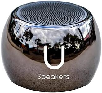 Fashionit U Boost Wireless Speaker (Hematite) - Most powerful Portable Wireless Bluetooth 5.0 speaker on the market. Crystal clear sound portable speaker for Yoga, Pilates, Crossfit, Home, Parties, Outdoor Activities! 5hrs of Playback time, Waterproof (IPX4 Grade) Built-in Subwoofer, Built-in Mic & Remote Shutter, Rechargeable - Perfect for Apple iPhone iOS, Android, Samsung Galaxy, Huawei. Pair with another U Boost Speaker for a complete surround sound experience | Hematite