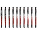 uni-ball UM-153S Gel Impact Broad Rollerball Pens - 1mm Nib, 0.6mm Line Width - Red Ink (10)