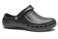 Toffeln EziKlog V2.0 Clogs - Comfortable, Lightweight, Slip Resistant Grip, Excellent Breathability, Theatre Clogs - Perfect for Nurses and Doctors (Black, Numeric_10)