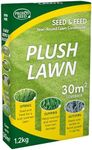 Pronto Seed Plush Lawn 1.2 kg - Fast-Growing Grass Seed & Conditioner Mix - Covers 30m2 for Lawn Repair & Restoration - DEFRA Approved, Eco-Friendly, & Pet Safe (1.2kg)