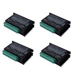 4PCS TB6600 4A 9-42V Stepper Motor Driver Controller tb6600 32 Segments 2/4 Phase Hybrid Stepper Motor Driver Board