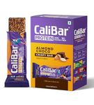 CaliBar 20gram Protein Bar - Almond Choco Crispy Bar No added Sugar, Gluten-Free, 5g Fiber, No Preservatives, Delicious Taste & 100% Veg Whey & Plant Based Protein (6 Bar)