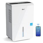 Dehumidifier For Basement,Up to 3000 Sq.Ft 50 Pints (2012 DOE Standard) Dehumidifier,Energy Star Certified Dehumidifiers with WiFi For Medium to Large Rooms,White