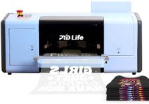 PYD Life DTF Printer A3 Transfer Printing Machine T-Shirt Direct to Film Printer with F1080 Printhead,with White Ink Circulation System, Mixing and Automatic Cleaning System