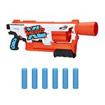 Nerf Mega XL Boom Dozer Blaster, Largest Nerf Mega Darts Ever, XL 6-Dart Rotating Drum, 6 Nerf Mega XL Whistler Darts, Pump Action