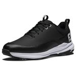 FootJoy Men's FJ Tour Rival Golf Shoe, Black/Black/White, 10 UK