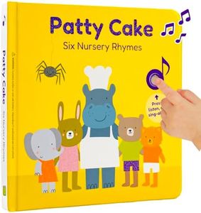 Cali's Books Patty Cake Nursery Rhymes | Books for 1 Year Old | 1 Year Old Girl Gifts | Musical Toys for Toddlers 1-3 | Interactive Sound Book | Nursery Rhyme Books for 1 Year Old Boys & Girls