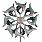 Stargarden Wind Spinners Outdoor, Metal Wind Spinner, Kinetic Wind Sculptures & Spinners, Decorative Pinwheels Double Windmill for Yard, Garden Decor-51 * 11.8 Inch