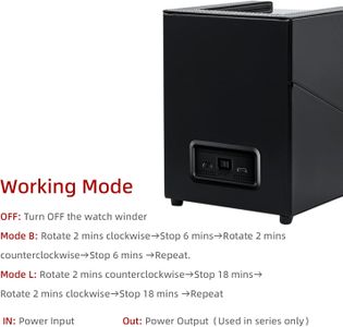 Mcbazel Double Watch Winder Box – Automatic Watch Storage Display