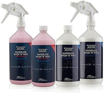 Williams Racing Waterless Car Wash and Wax Cleaning Kit with 2 x Original 1L, 2 x Cherry Blossom 1L + 2 x Triggers