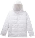 Amazon Brand - Symbol Polyester Boy's Jacket (Aw21Symbjkfh04_White_5-6 Years)