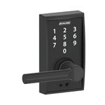 Schlage Touch Century Lock with Broadway Lever (Matte Black) FE695 CEN 622 BRW