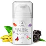 Gentle Face Cream Moisturizer for Kids and Preteens – Nourishing and Calming for All Skin Types – Natural ingredients - Hyaluronic Acid and Vitamin E - Face Cream for Kids and Teens - Made in UK