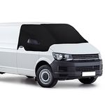 LC-AUTO Windshield Cover Front Windscreen Wrap Cover Replacement for V W T5 600D Oxford Sun Protection Waterproof Weatherproof Camping Snow Cover Anti-Frost